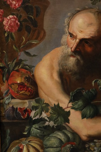 Portrait Of The Greek Philosopher Diogenes, workshop of Abraham Brueghel (1631 - 1690) - Louis XIII