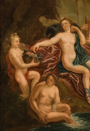 Diana Bathing With The Nymphs, French school of the 18th ce"ntury - 