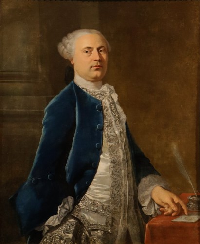 Portrait Of A French Gentleman, French school of the 18th century - Paintings & Drawings Style Louis XIV