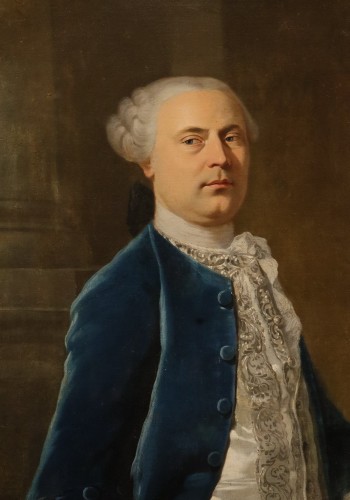 Paintings & Drawings  - Portrait Of A French Gentleman, French school of the 18th century
