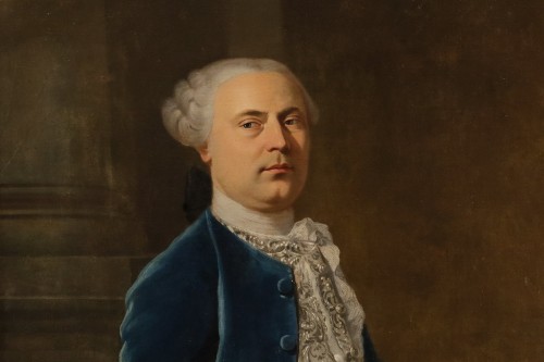 Portrait Of A French Gentleman, French school of the 18th century - 
