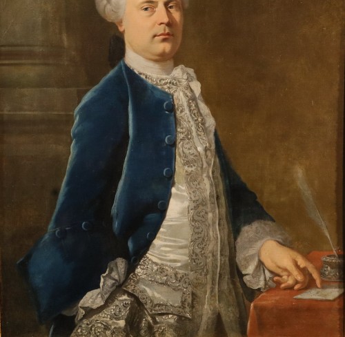 Portrait Of A French Gentleman, French school of the 18th century - Louis XIV
