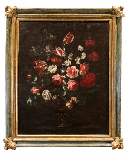 Nature morte avec vase de fleurs, Atelier de Giovanni Stanchi (1608 - 1675)