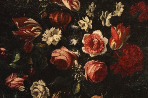 Nature morte avec vase de fleurs, Atelier de Giovanni Stanchi (1608 - 1675) - Louis XIV