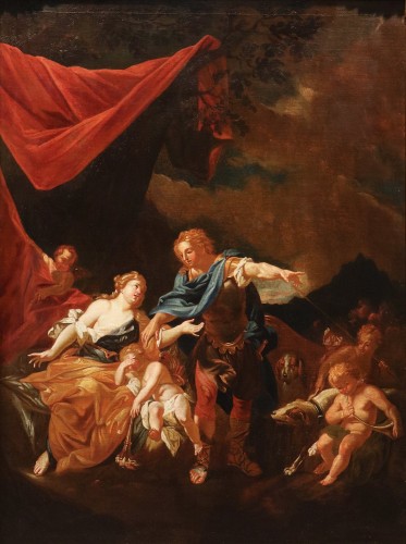 Venus And Adonis, attributed to Corrado Giaquinto (1703 - 1765) - Paintings & Drawings Style Louis XV