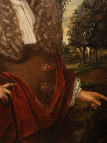 Jonathan Richardson (Londres, 1665 – 1745), Portrait de Hans Sloane - Louis XIV