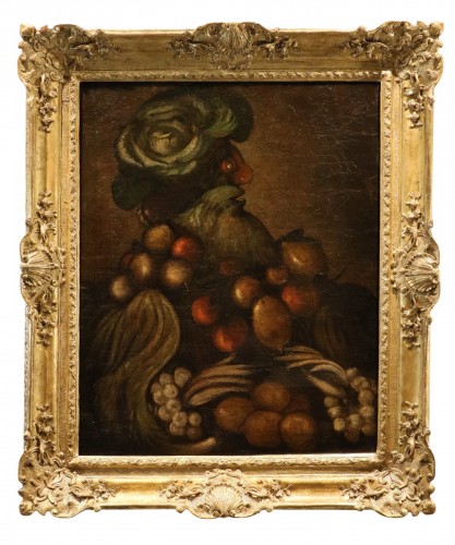 Anthropomorphic Allegory Of Winter, Italian school of the 17th century