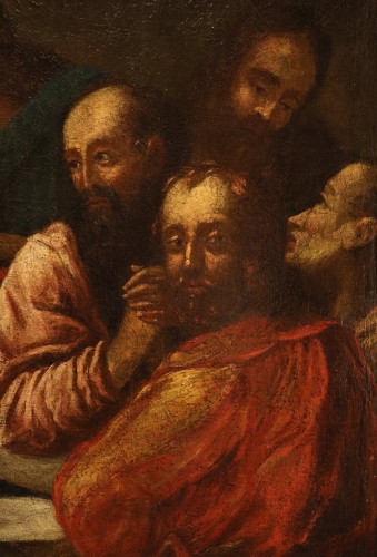 Tableaux et dessins Tableaux XVIIe siècle - La Cène, Peintre toscan du XVIIe siècle d'après Pieter de Witte (c. 1548–1628)