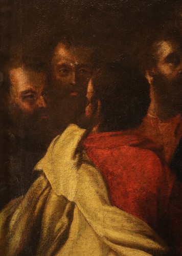 Antiquités - La Cène, Peintre toscan du XVIIe siècle d'après Pieter de Witte (c. 1548–1628)