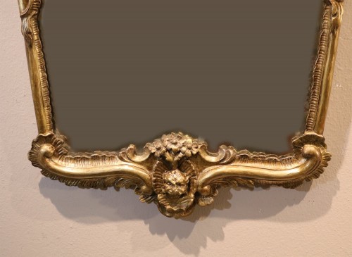 18th century - Pair Of Mirrors, Italy (naples), 18th Century (louis XIV Style)