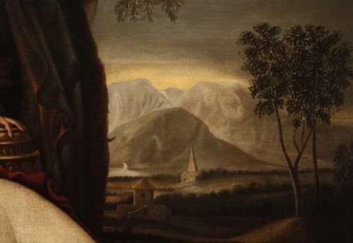 17th century - Sleeping Venus With Cupid, workshop of Alessandro Varotari, Known As "il Padovanino"