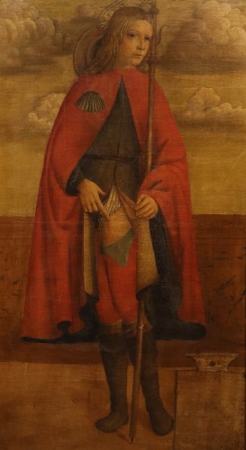 Saint Roch, Francesco di Girolamo da Santacroce (1516-1584)