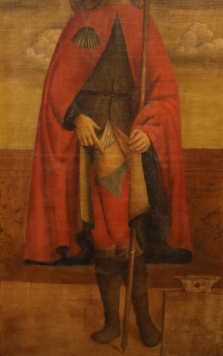 Saint Roch, Francesco di Girolamo da Santacroce (1516-1584) - Antichità Castelbarco