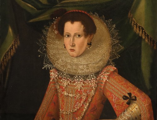 Tableaux et dessins Tableaux XVIe siècle - Portrait d'une noble, Atelier de Alonso Sanchez Coello (1531 – 1588)
