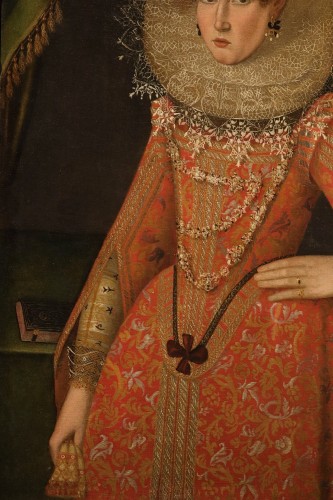 Portrait d'une noble, Atelier de Alonso Sanchez Coello (1531 – 1588) - Louis XIII