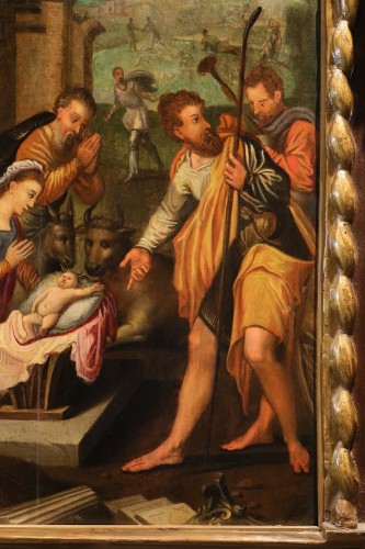 The Adoration Of The Shepherds, Flanders 17th century - Louis XIII