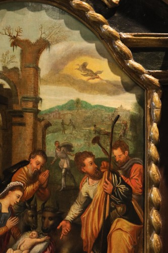 Antiquités - The Adoration Of The Shepherds, Flanders 17th century