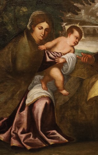 Antiquités - The Holy Family, Italian School Of the 16th century