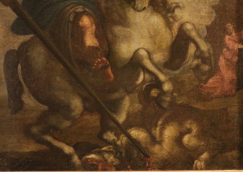 17th century - St. George And The Dragon, Tuscan School, 17th–18th Centuries