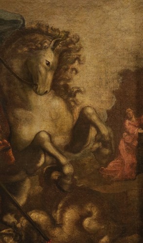 St. George And The Dragon, Tuscan School, 17th–18th Centuries - Louis XIV