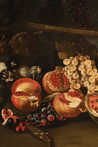 Paintings & Drawings  - Still Life With Fruit, Roman School of the second half of the 17th century 
