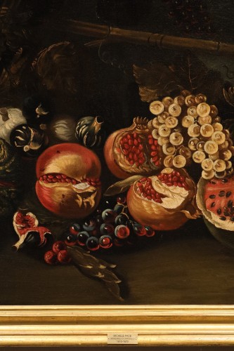 Antiquités - Still Life With Fruit, Roman School of the second half of the 17th century 