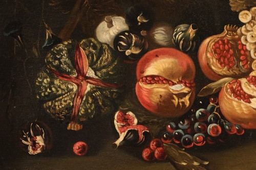 Antiquités - Still Life With Fruit, Roman School of the second half of the 17th century 