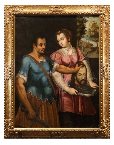 Bernardino Campi (Crémone, 1522 - 1591), Salomé avec la tête de Jean-Baptiste