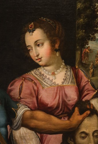 XVIe siècle et avant - Bernardino Campi (Crémone, 1522 - 1591), Salomé avec la tête de Jean-Baptiste