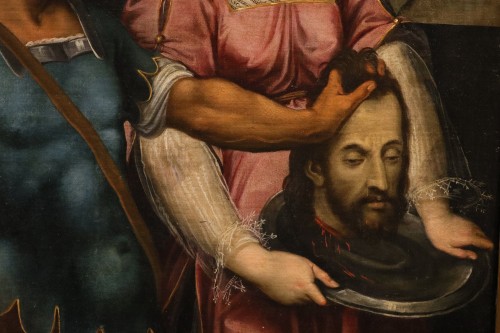 Bernardino Campi (Crémone, 1522 - 1591), Salomé avec la tête de Jean-Baptiste - 