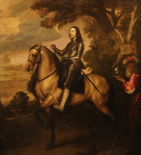 Portrait Of Charles I Of England, lemish school of the 17th century - Paintings & Drawings Style French Regence