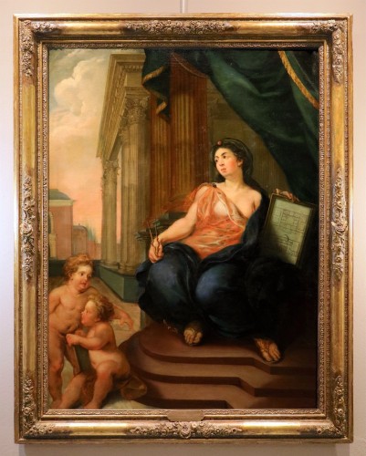 Allegory Of Architecture, Flemish school of the 17th century - Paintings & Drawings Style Louis XIII