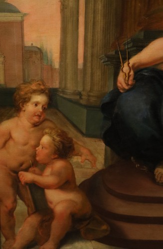 Louis XIII - Allegory Of Architecture, Flemish school of the 17th century