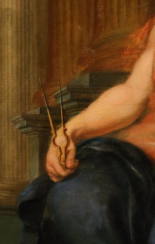 Antiquités - Allegory Of Architecture, Flemish school of the 17th century