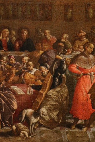 Les Noces de Cana, école italienne du 17e siècle - Louis XIV