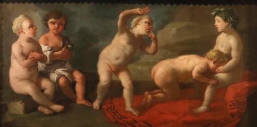 Le jeu du Frappe-Main, Francesco De Mura (1696 – 1782) et son atelier