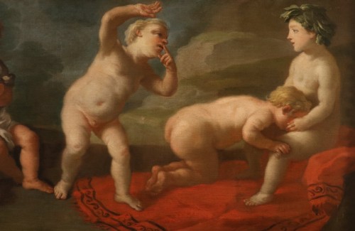 Le jeu du Frappe-Main, Francesco De Mura (1696 – 1782) et son atelier - Antichità Castelbarco