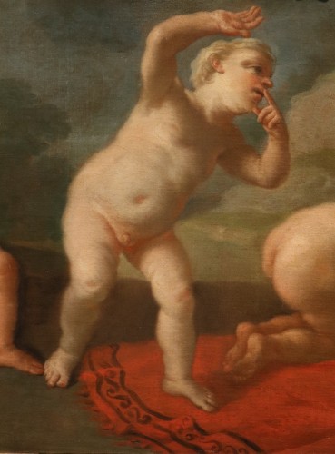 Louis XV - Le jeu du Frappe-Main, Francesco De Mura (1696 – 1782) et son atelier
