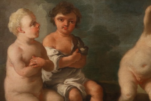 Antiquités - Le jeu du Frappe-Main, Francesco De Mura (1696 – 1782) et son atelier