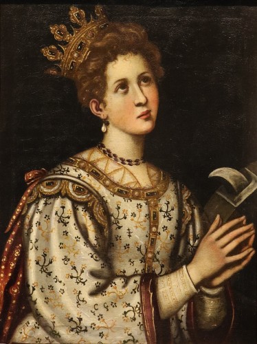 Sainte Catherine d’Alexandrie, Francesco Curradi, dit Battiloro (1570-1661)