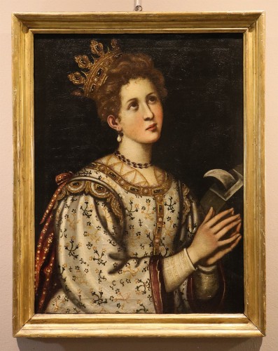 Saint Catherine Of Alexandria, Francesco Curradi (1570–1661) - Paintings & Drawings Style Louis XIII
