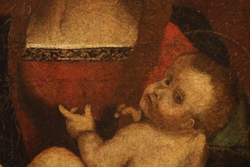 Antiquités - Madonna And Child, Italian school of the early 16th century