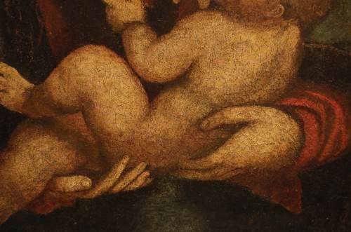 Antiquités - Madonna And Child, Italian school of the early 16th century