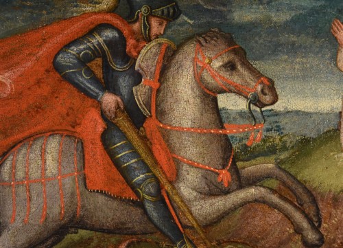St. George And The Dragon, French school of the 15th cenetury - 