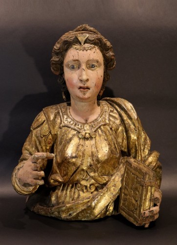 Sculpture  - St. John The Evangelist And St. Catherine Of Alexandria, Aniello Stellato