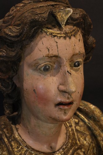 Antiquités - St. John The Evangelist And St. Catherine Of Alexandria, Aniello Stellato
