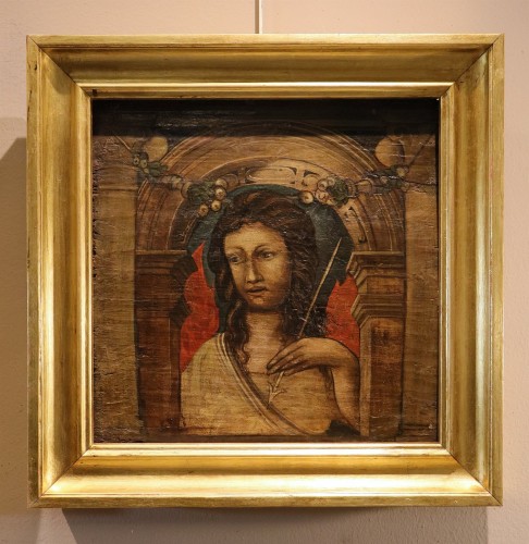 Paire de panneaux de plafond, Italie 17e sicèle - Antichità Castelbarco
