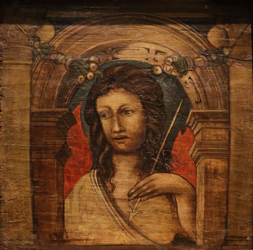 Antiquités - Paire de panneaux de plafond, Italie 17e sicèle
