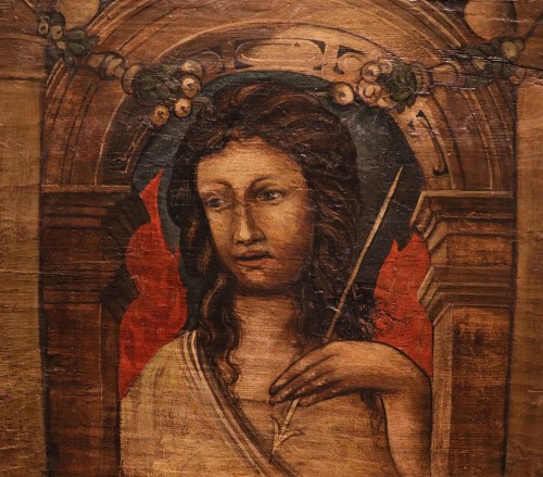 Antiquités - Paire de panneaux de plafond, Italie 17e sicèle