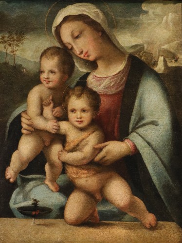 Vierge à l'Enfant, École italienne fin du XVIe siècle 